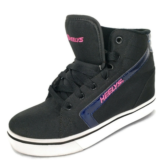 black high top heelys